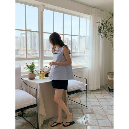 孕婦彈性舒適休閒棉短褲