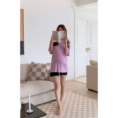 孕婦彈性舒適休閒棉短褲