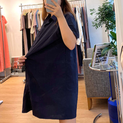 MUMMY.cc:企領尼龍恤衫哺乳連身裙