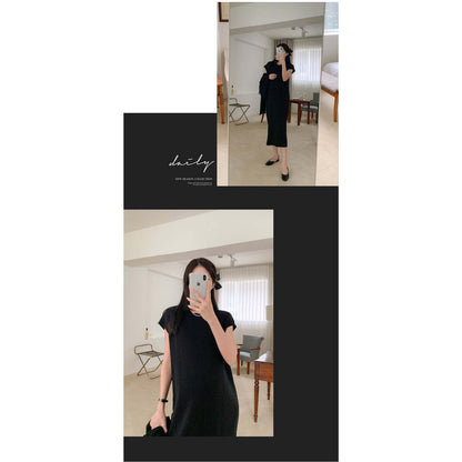 羅紋披肩開衫孕婦裙套裝