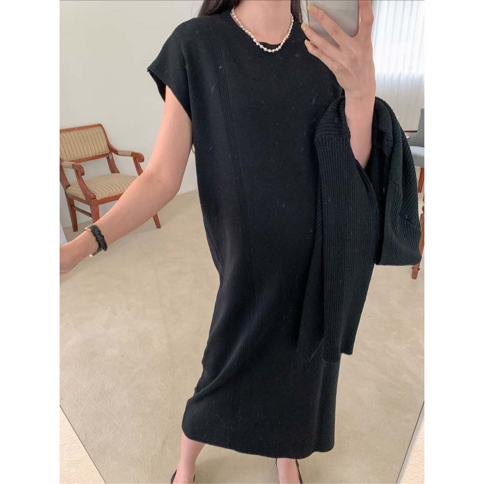 羅紋披肩開衫孕婦裙套裝